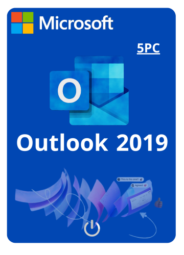 مفتاح تفعيل اوت لوك2019 لخمسة أجهزة