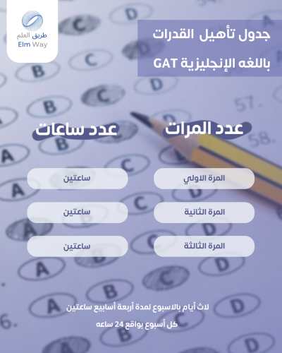 دورة التحضير لاختبار القدرات العامة (GAT)