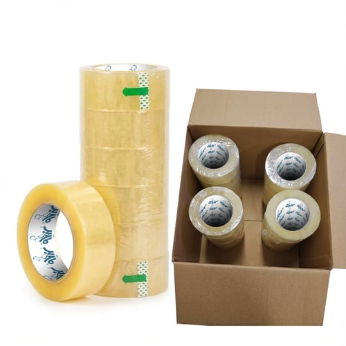 شريط لاصق تغليف عريض تيب لصق كرتون و شطرطون شفاف م...