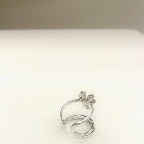 خاتم زركون مطلي