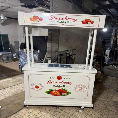 طاولة كافي خشب الون والوقو حسب الطلب