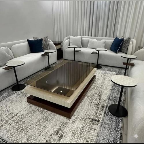 طقم طاوله الهبه مع 6خدمات