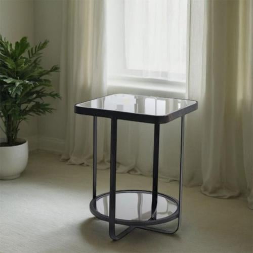 طاوله خدمه دورين لون اسود شكل جميل