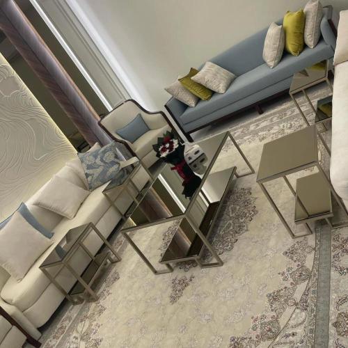 طقم كنب مجلس 11 شخص + طقم طاولة قهوه 5 قطع