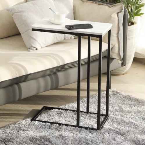 طاوله جانبيه شكل مستطيل بديل الرخام