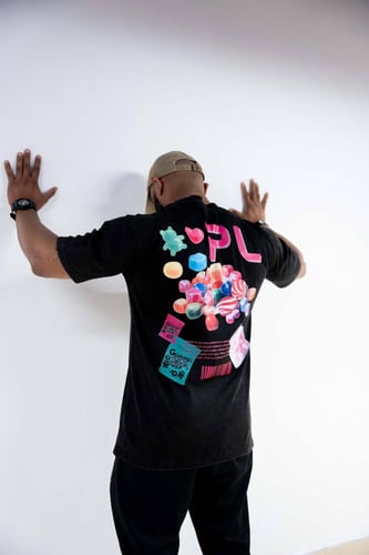 Plifting تيشيرت بتصميم واسع بطبعة غرافيك