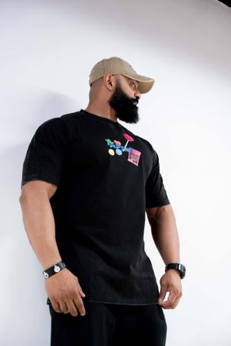 Plifting تيشيرت بتصميم واسع بطبعة غرافيك