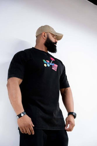 Plifting تيشيرت بتصميم واسع بطبعة غرافيك