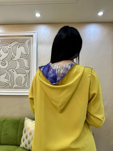 جلالة دلال اصفر كموني