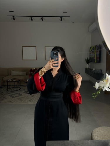 قفطان سارة اسود