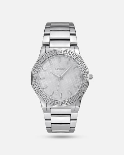 Men's watch for all times in silver color