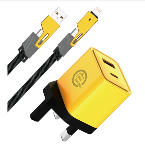 بكج التوصيلة توصيلة +3 كيبل متعدد +3 فيش + بطارية...