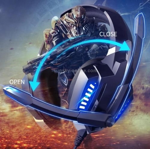 سماعة رأس K18 ستيريو سلكية للألعاب بميكروفون