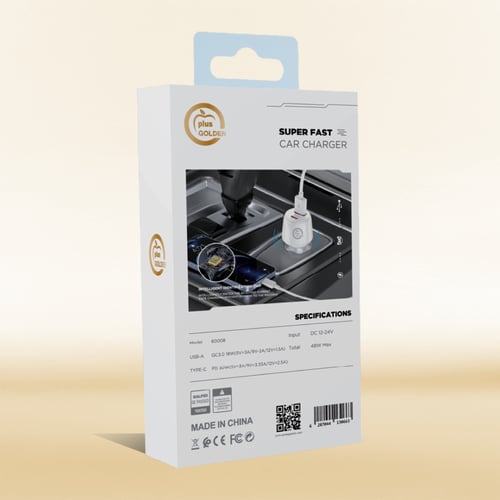 شاحن سياره منفذين 48 واط