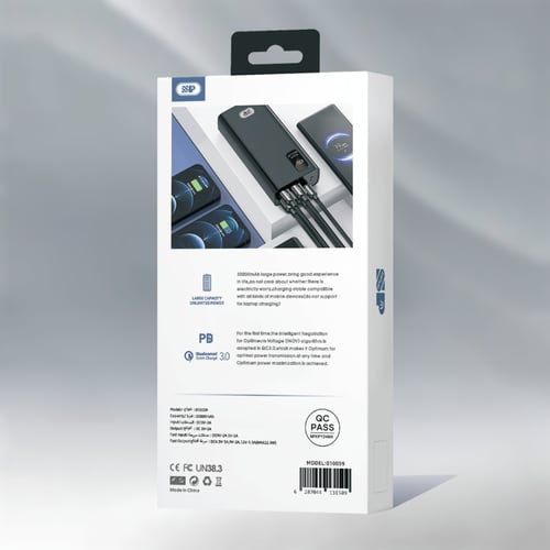 باور بنك 30000 ( PD 22.5W+USB 4)مع شاشة