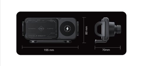 استاند جوال شحن لاسلكي مع دوران اتوماتيكي