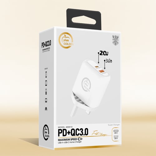 شاحن GAN PD بقوة 38 واط ماركة جولدن بلاس