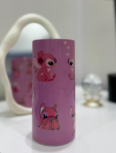 Pink stitch cup 450ml