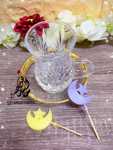 قالب هلال ونجمة بعود