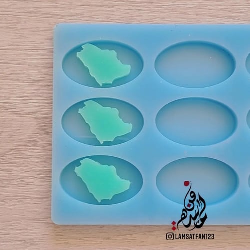 الخريطة قطع صغيرة 3 سم