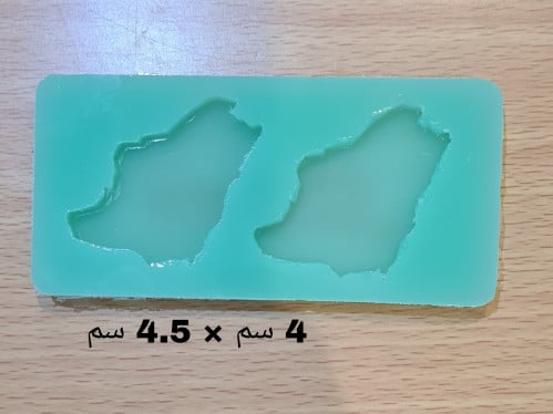 خريطة السعودية سادة مقاس 4.5 × 4 سم
