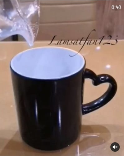 طباعة كوب سحري اسود