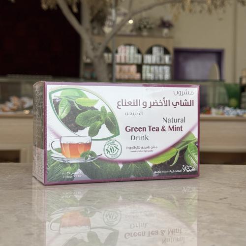 مشروب شاي أخضر بالنعناع فيولا 24كيس
