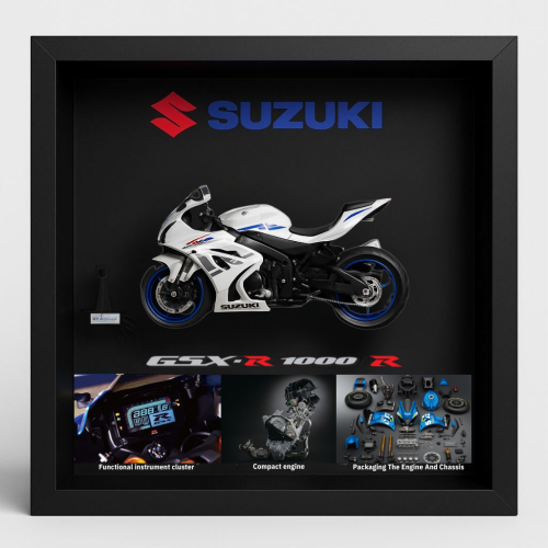 لوحة مجسم دباب ابيض Suzuki 1000RR