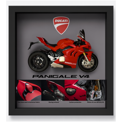 لوحة مجسم Ducati Panigale V4 احمر