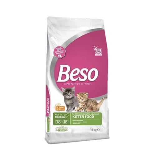 بيسو طعام جاف للقطط الصغيرة بالدجاج