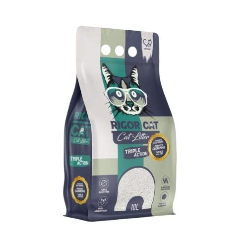 رمل ريقور كات 10 لتر طبيعي بدون رائحه