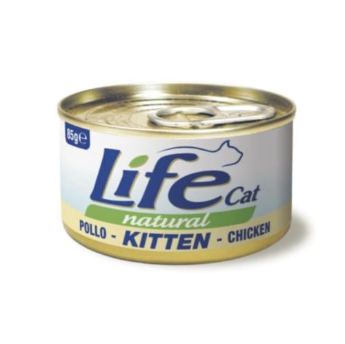 معلبات لايف كات بالدجاج للكتن ( 85g )