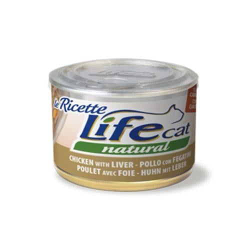لايف كات معلبات الدجاج مع الكبده والجزر طعام رطب ل...