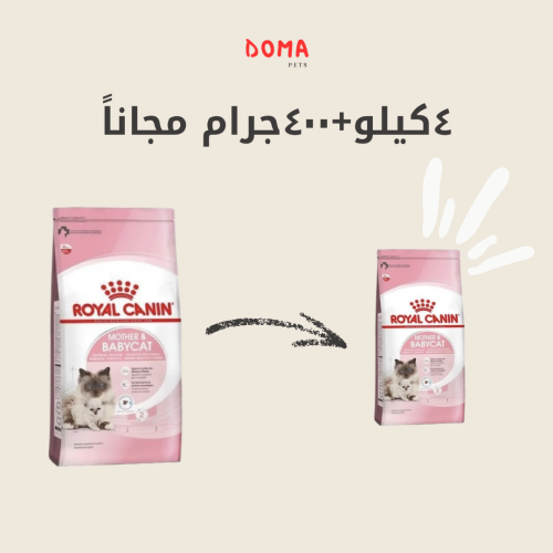 رويال كانين طعام جاف للأم المرضعه والقطط الصغيره 4...