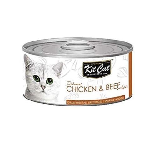 كرتون كت كات دجاج ولحم 80 جم (24) حبه