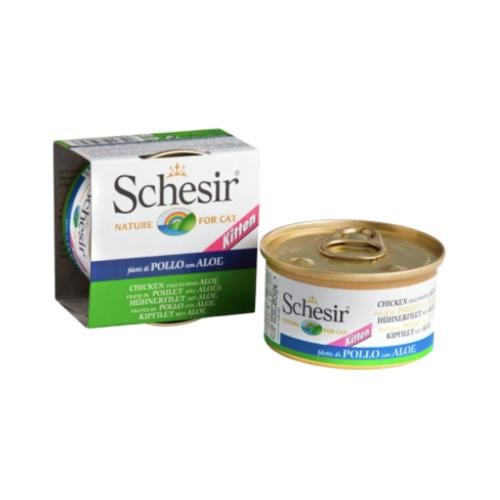 شيزر معلبات الدجاج للقطط الصغيرة 85 جم