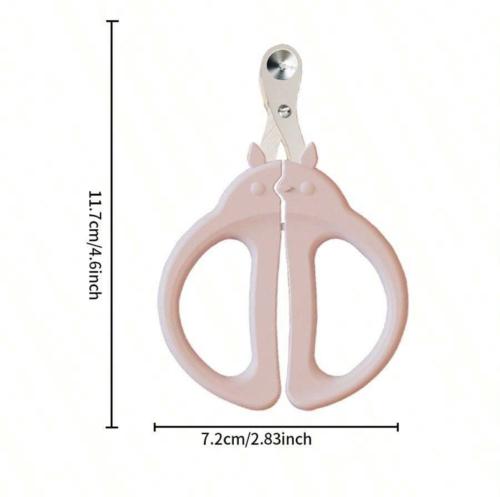 مقص اظافر للقطط بفتحة دائرية مانعة للنزيف