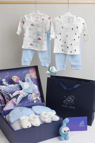 طقم هدايا فاخر مع بوكس 3D ( حلم الفضاء)