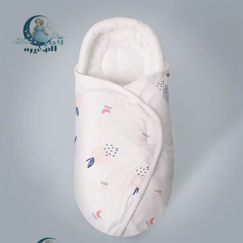 بطانية لف الرضع مع حشوه عند الرأس