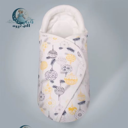 بطانية لف الرضع مع حشوه عند الرأس