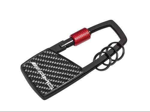 حلقة مفاتيح AMG بمشبك قابل للفتح (Snap-hook)