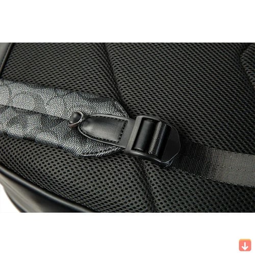 حقيبة ظهر جلدية جديدة ذات ألوان متباينة