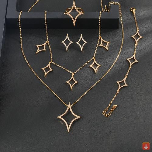 ACCKINGTrendy أزياء فاخرة Waterdrop مجموعات المجوه...