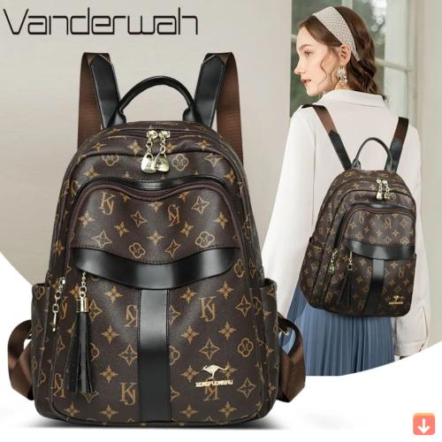 حقيبة ظهر نسائية عالية الجودة بولي Leather حقيبة ف...