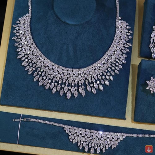 موضة الأبيض 5A تشيكوسلوفاكيا زركونيا ليف القرط قلا...