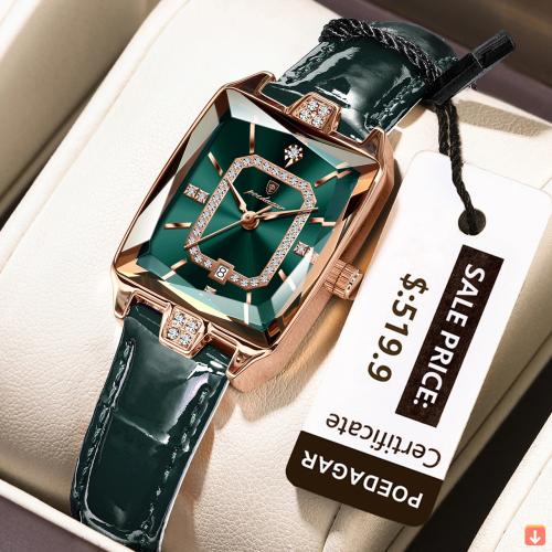 ماركةPOEDAGAR الفاخرة المرأة ساعة اليد مقاوم للماء...