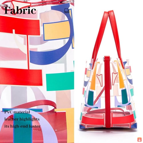 حقيبة جيلي صغيرة شفافة للنساء ، موضة جديدة