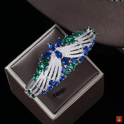 طقم مجوهرات المرأة الزفاف قلادة وحلق مجموعة مجوهرا...