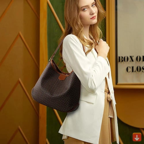 حقيبة كتف للنساء طباعة حقائب اليد والمحافظ العلامة...