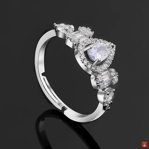 طقم أقراط وقلادة من الزركون الماسي مرصع بالألماس ل...